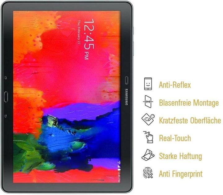 Produktbild Protectorking 4x Panzerfolie Anti-Shock matt entspiegelt (4 Stück, Galaxy Note Pro 12.2)
