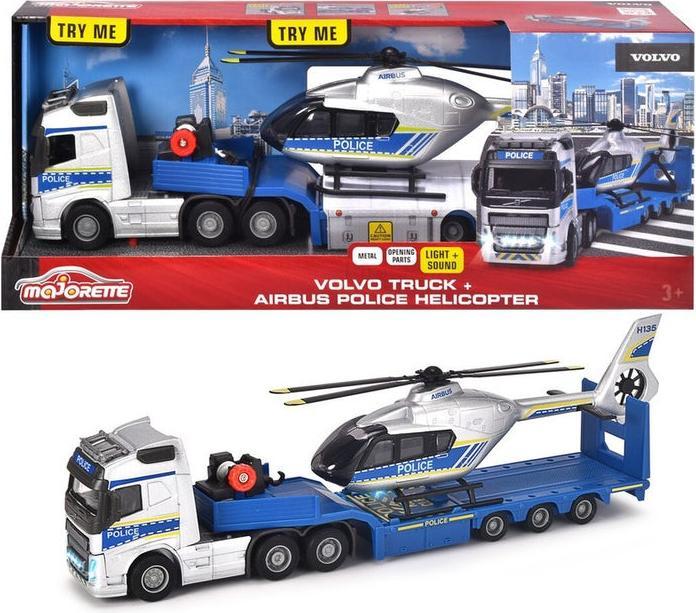 Majorette Grand Volvo police set 35 cm