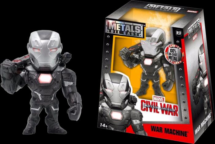 Image du produit Jada War Machine - Metals Die Cast - Marvel Captain America Civil War 10cm