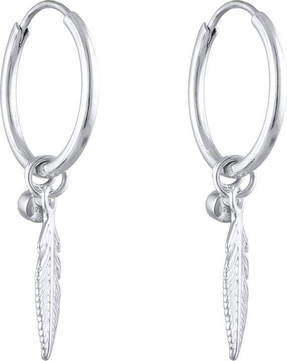 Image du produit Elli Créoles plumes (Argent 925)