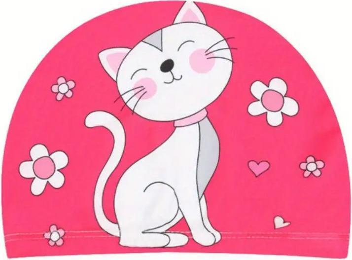 Immagine prodotto Splash & Fun Cuffia da bagno per bambini in tessuto elasticizzato gatto