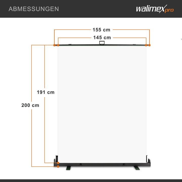 Actual product image Walimex pro pro Roll-up Panel (157 cm, 200 cm)