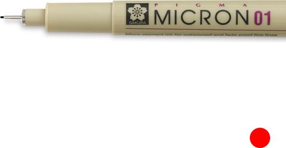 Image du produit Sakura Pigma Micron 0.25mm (Rouge, 1 x)