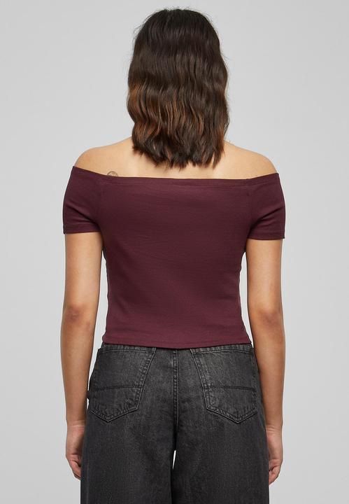Produktbild Urban Classics Ladies Off Shoulder Rib Tee (XS)