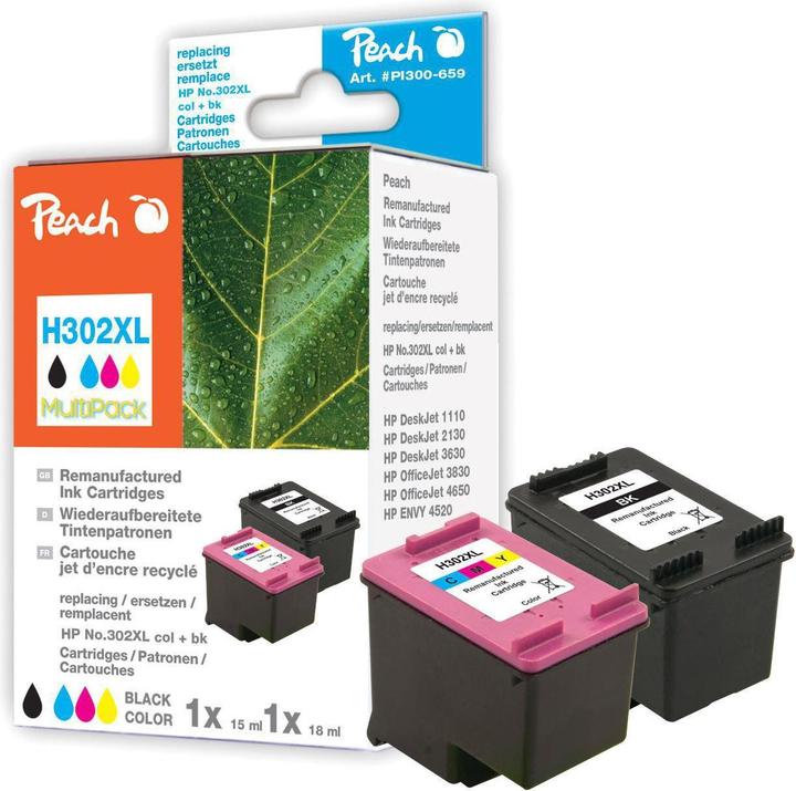 Actual product image Peach 302xl (M, FC, Y, C)