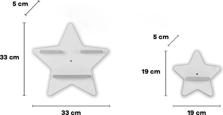 Actual product image VCM Wooden shelf star Toniebox Tonies