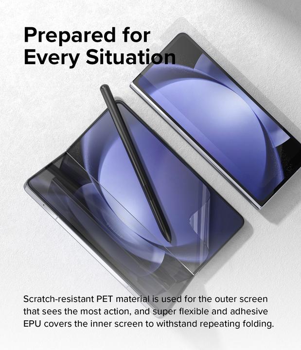 Immagine prodotto Ringke Pellicola protettiva per Galaxy Z Fold 5 DUAL EASY FILM (FRONT 1+ BACK 1) (2 Pezzo/i, Samsung Galaxy Z Fold5)