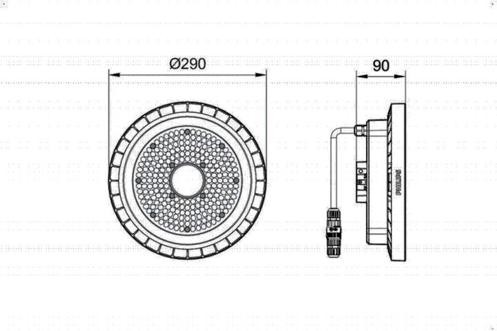 Produktbild Philips CoreLine HighBay 95567700 BY120P G5 LED105S/840 PSU WB (10500 lm)