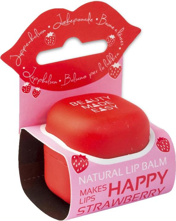 Produktbild Beauty Made Easy Natürlicher feuchtigkeitsspendender Lippenbalsam Erdbeere 6,8g (Balsam)