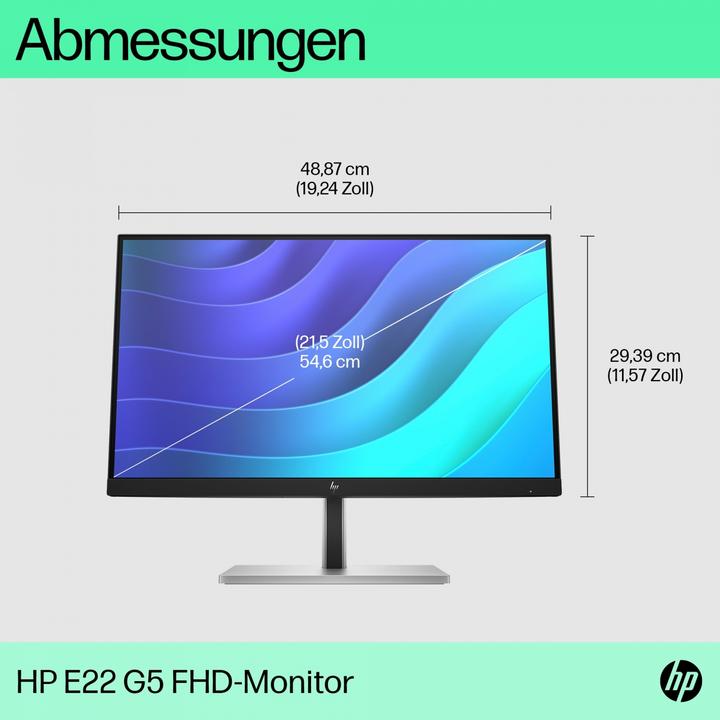 Actual product image HP E22 G5 (1920 x 1080 pixels, 21.50")