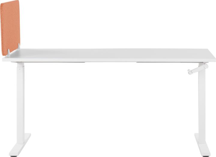 Produktbild Beliani Schreibtischtrennwand hellrot 80 x 40 cm WALLY
