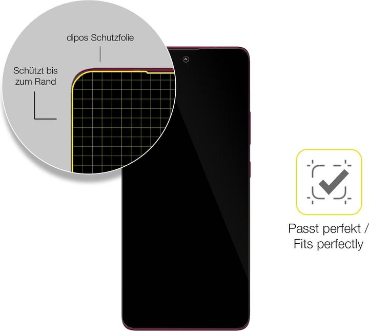 Produktbild Dipos 3D Full Cover Schutzfolie (1 Stück, Motorola Edge 30 Fusion)