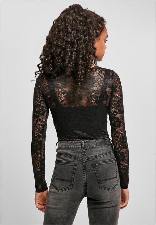Actual product image Urban Classics Ladies Lace Longsleeve Body (S)