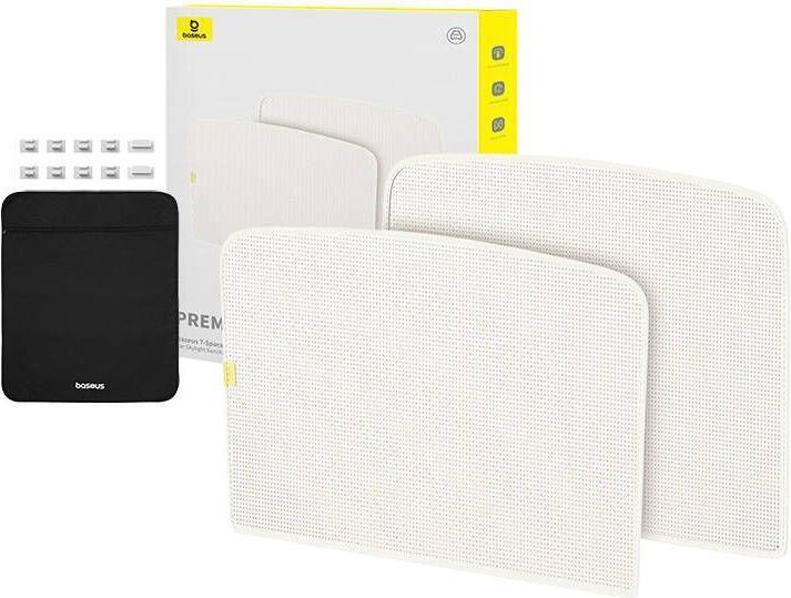 Actual product image Baseus Sunshade for Tesla Model Y T-Space Series - single layer (white)
