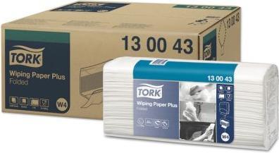Produktbild Tork Aftørringspapir Plus W4 2-lag hvid 130043 5x200ark - (1000 ark pr. karton) (200 x)
