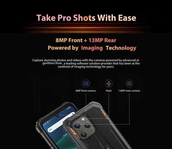 Image du produit Blackview BV5300 Pro (64 Go, Vert, Noir, 6.10", Double SIM, 13 Mpx, 4G)