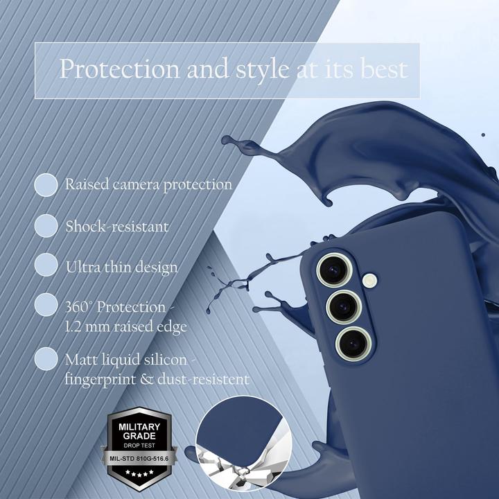Produktbild Cadorabo Hülle für Samsung Galaxy S24 FE im Liquid Case Design (Samsung Galaxy S24 FE)