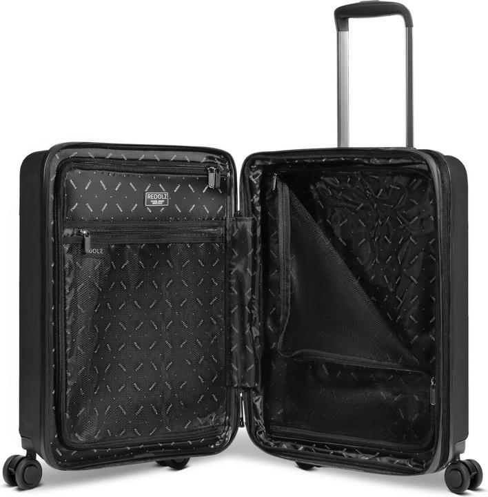 Immagine prodotto Redolz Essentials 14 Bundle Trolley da cabina con piega elastica e scomparto per laptop + beauty case 2 (59 l, M (50 - 90l))