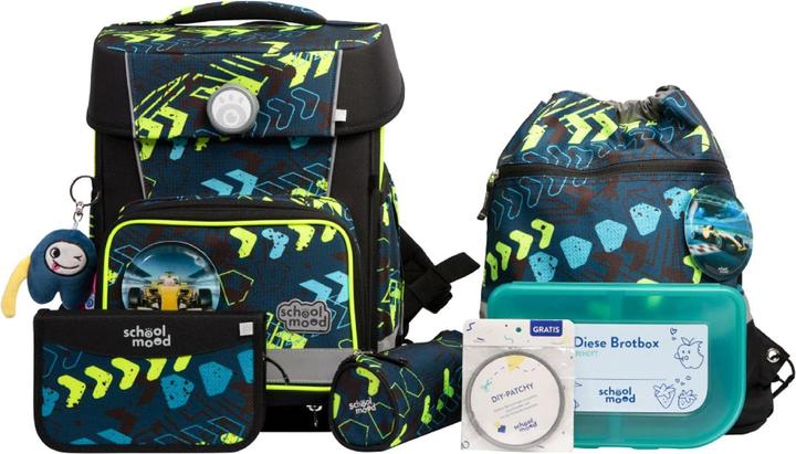 School-Mood Champion Pro Schulranzen-Set 7-teilig (21.50 l)