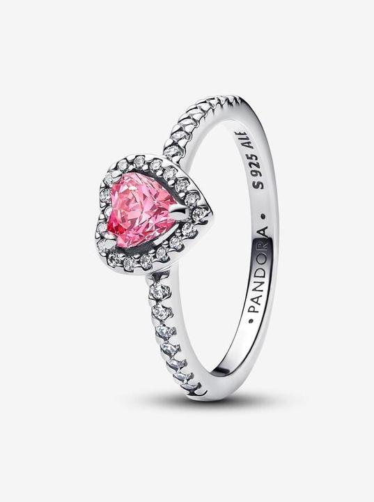 Produktbild Pandora Rosa erhöhte Herzkette (45, 925 Silber)