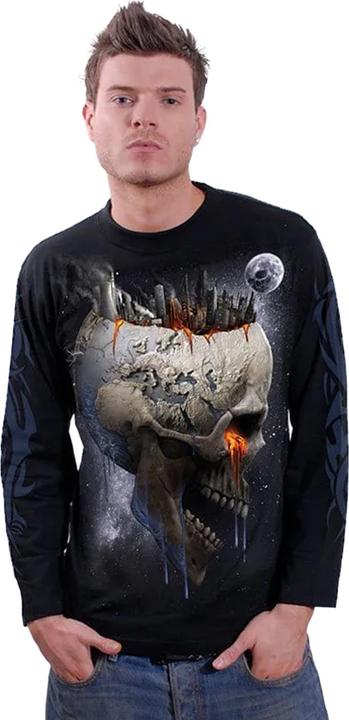 Actual product image Spiral Unisex Adult Dead World Long-Sleeved T-Shirt (L)