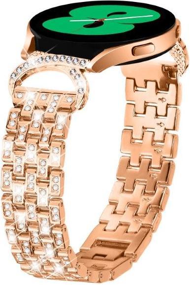 Actual product image MU Style GH Series Glitter Stones Metal Replacement Bracelet (20 mm, Metal alloy)