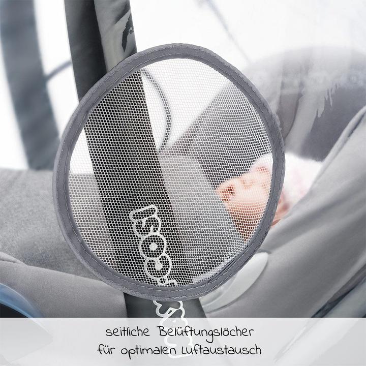 Image du produit Zamboo Housse de pluie et moustiquaire pour siège auto pour bébé Housse de pluie universelle pour siège