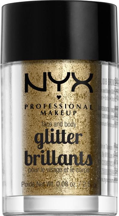 NYX Professional Make-Up Face and Body Glitter (Bronze, Highlighter, 2.50 g)