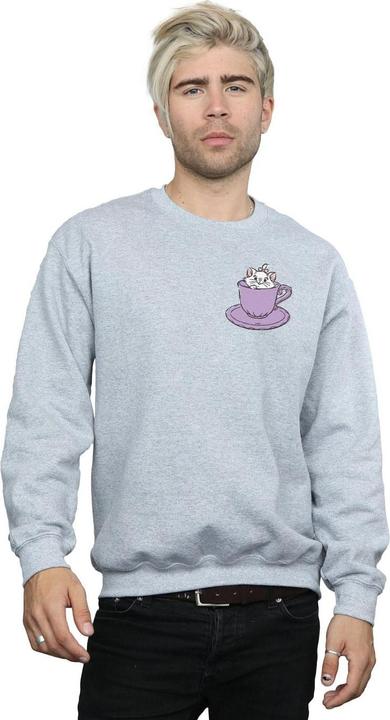 Immagine prodotto Disney Aristocats Marie In Cup Breast Print Felpa Uomo (S)