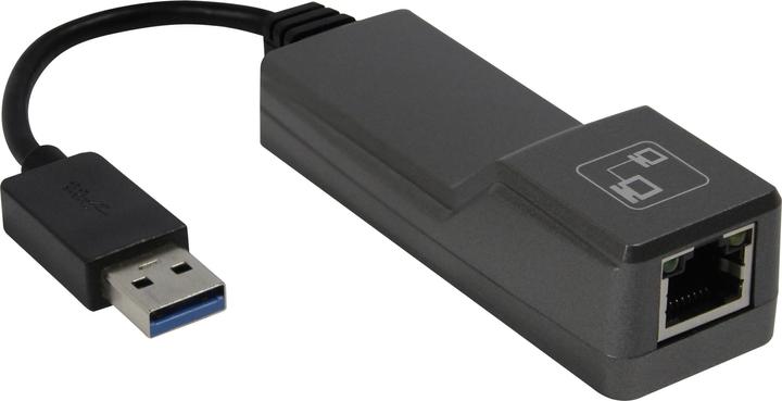 Allnet ALL0174XG-A - USB Type-C - RJ-45 - Zwart (USB-C, RJ45/LAN (1x))