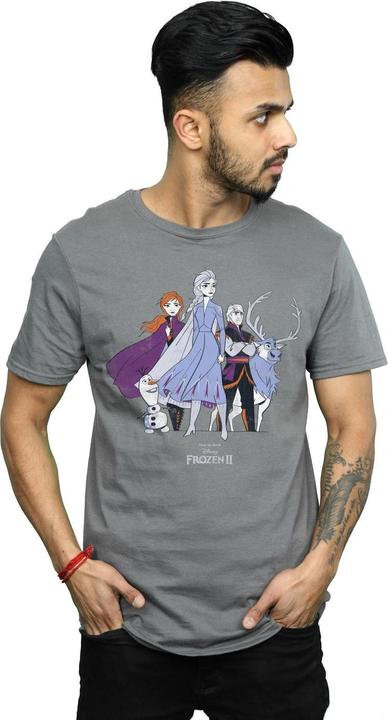 Immagine prodotto Disney Frozen 2 Distressed Group Maglietta Uomo (XXL)