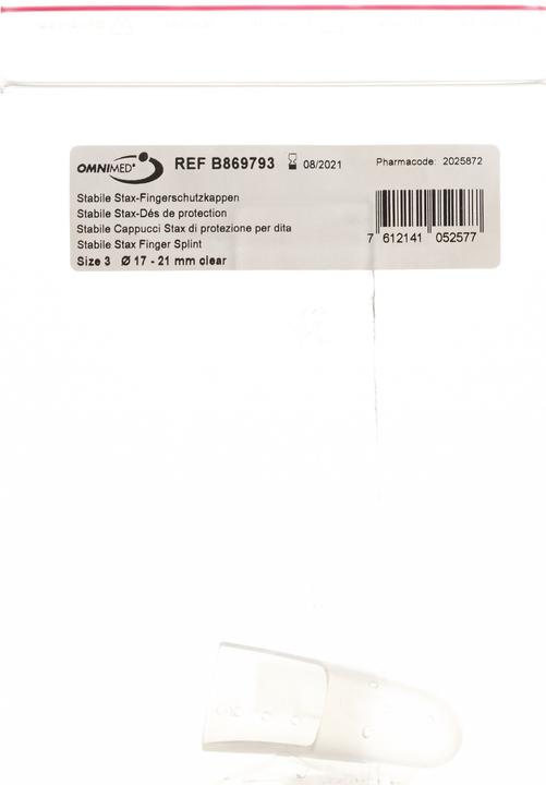 Omnimed Stax-Fingerschutzkappen perforiert transparent (3)