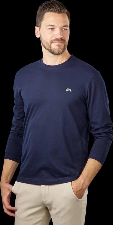 Lacoste Long Sleeve T-Shirt Crew Neck Dark Blue (3XL)