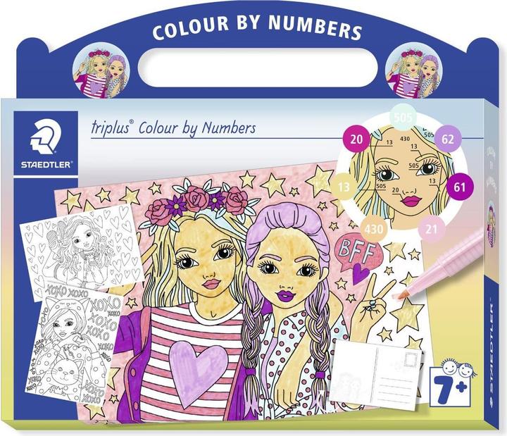 Actual product image Staedtler Painting set triplus "Painting by numbers Fashion"