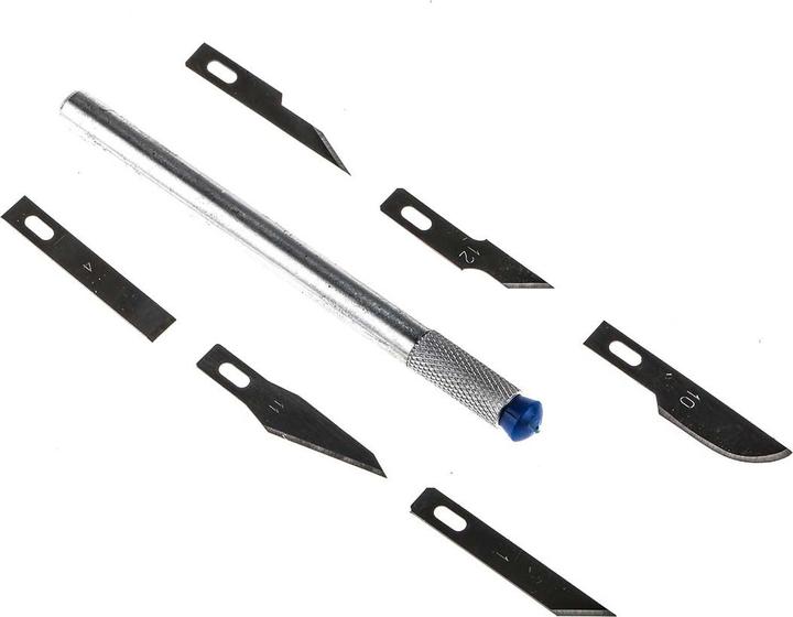Image du produit Rs Pro Set de couteaux de bricolage avec 6 lames (Lame de rechange)