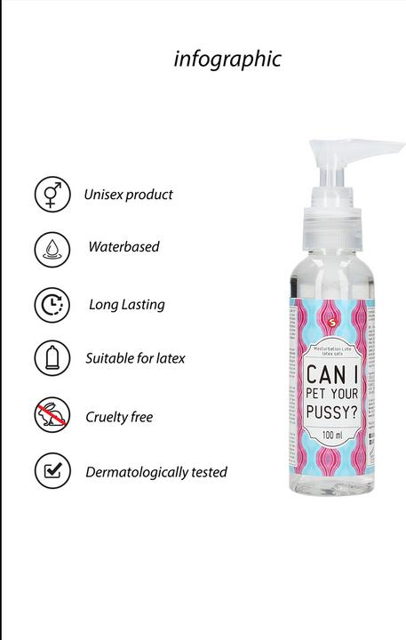 Produktbild Shots Masturbation Lube - Can I Pet Your Pussy? - 100 ml (100 ml)