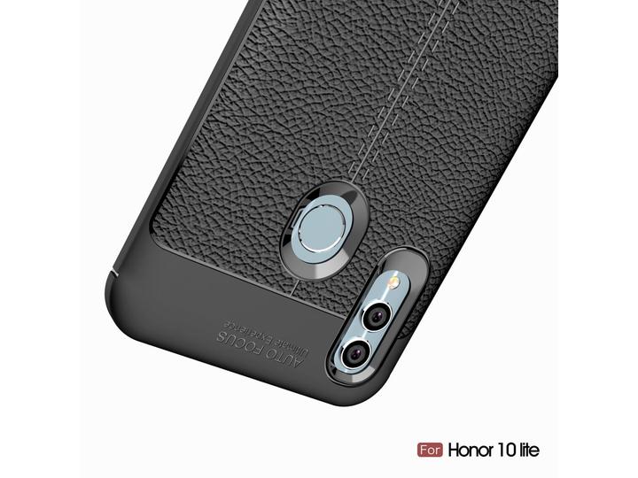 Produktbild Screenguard Honor 10 Lite Hülle Leather Design TPU Cover (Honor 10 Lite)