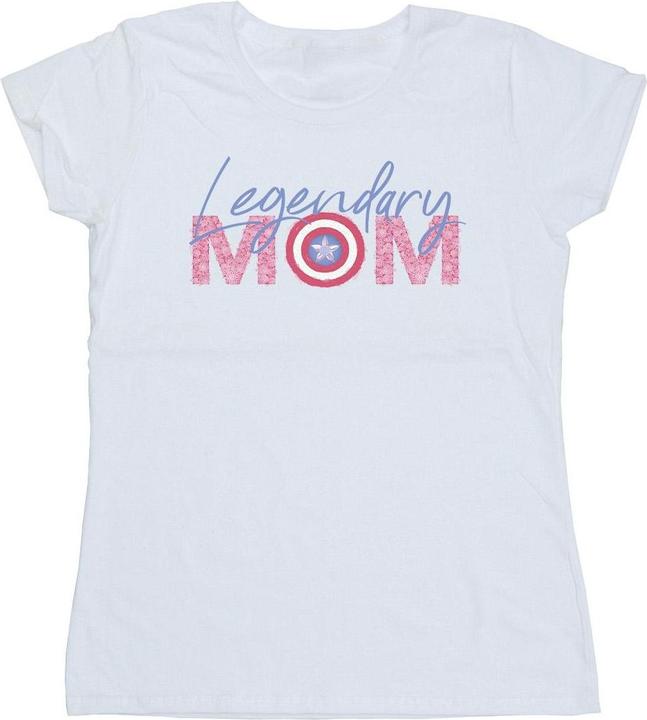 Avengers Captain America Mum TShirt aus Baumwolle