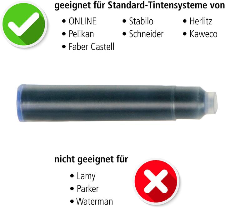 Produktbild Online Tintenpatronen Standard (Tintenfass, Blau)