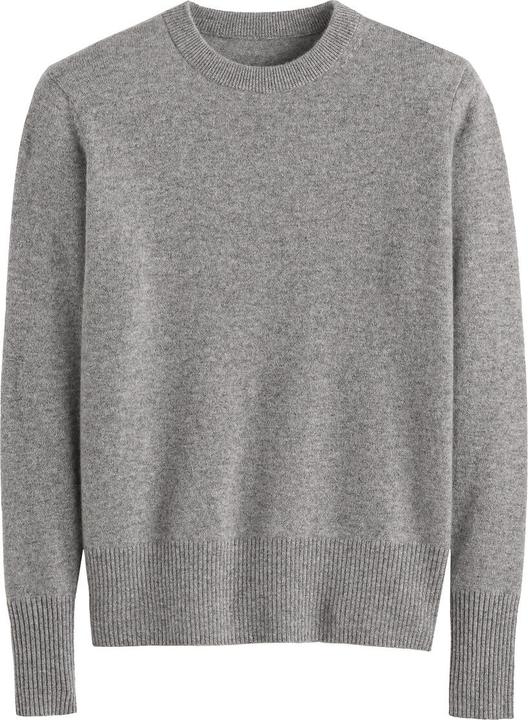 Image du produit La Redoute Collections Pull à encolure ronde Tricot fin en cachemire (XS)