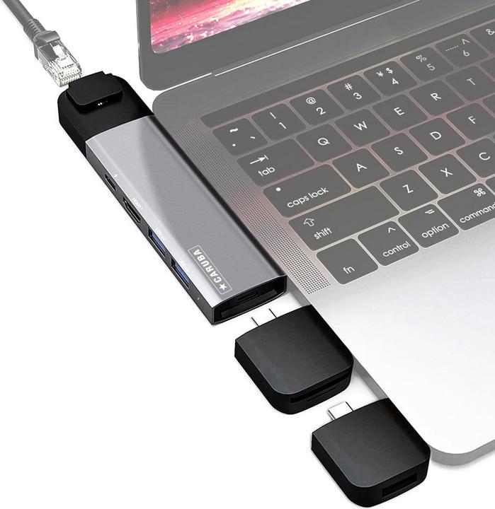 Immagine prodotto Caruba Hub USB C multifunzione 9 in 1 Grigio spazio (USB-C)