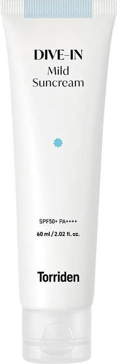 Torriden DIVE-IN Mild Suncream (Sonnencreme, SPF 50, 60 ml)