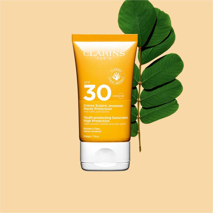 Actual product image Clarins Suncare Face Cream SPF 30 (Sun cream face, SPF 30, 50 ml, 73 g)