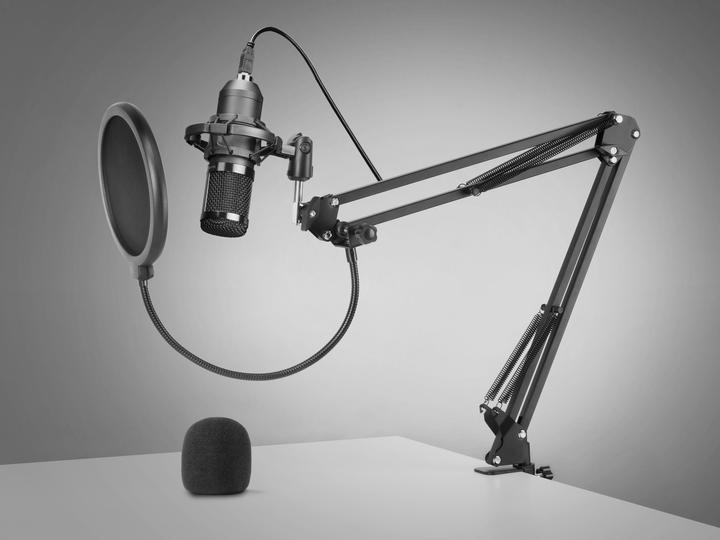 Immagine prodotto Mars Gaming Microfono MMicPro con supporto di montaggio (Noir)