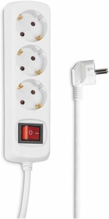 Actual product image Hama socket strip (3 x, CEE 7/3, 3 m)