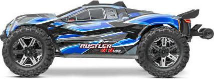Actual product image Traxxas S.TRUCK RUSTLER VXL 1:10 4WD EP RTR BLUE TQi 2.4GHz BRUSHLESS OHNE LadegerÃ¤t und OHNE Akku (RTR Ready-to-Run)