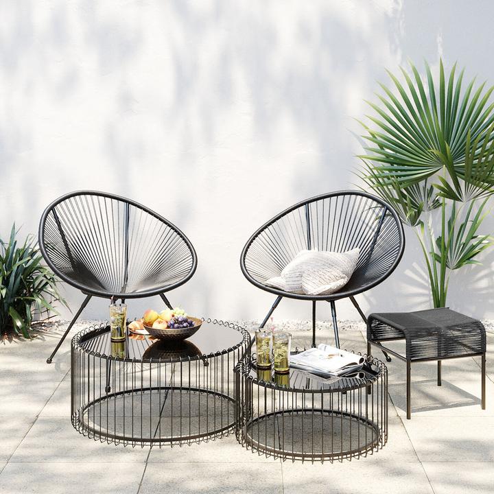 Image du produit Kare Design Tabouret Acapulco noir