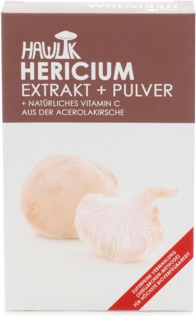 Produktbild Hawlik Hericium Extrakt + Pulver Kapsel (60 Stück, Kapseln, 58 g)