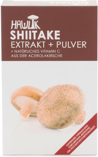Immagine prodotto Hawlik Estratto di shiitake + capsula di polvere (60 Pezzo/i, Pillole, 57 g)