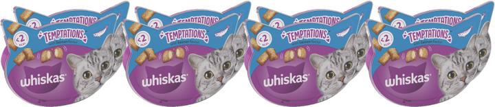 Produktbild Whiskas TEMPTATIONS™ Becher mit Lachs Geschmack (Adult, 8 Stk., 480 g)